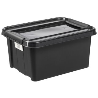 plast team Aufbewahrungsbox PROBOX RECYCLE 32,0 Liter schwarz