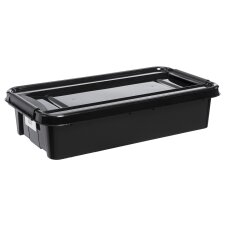 plast team PROBOX RECYCLE Bettroller 31 Liter Box und...