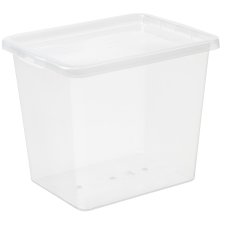 plast team Aufbewahrungsbox BASIC BOX 31,0 Liter transparent