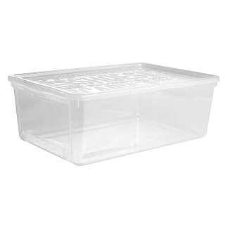plast team Schuh-Box BASIC BOX mit Klappe