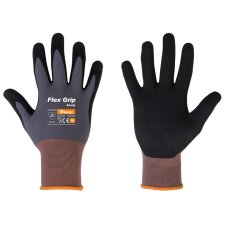 Bradas Arbeitshandschuh Flex Grip Sandy schwarz/grau L