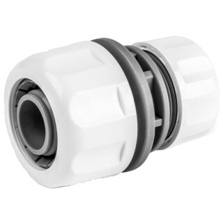Bradas Schlauchverbinder WHITE LINE 1" auf 3/4" weiß