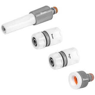 Bradas Spritzdüse-Set WHITE LINE 3/4" 4-teilig Farbe: grau/weiß