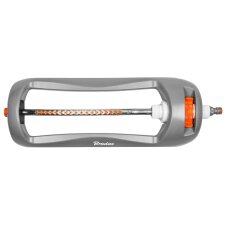 Bradas Viereckregner WHITE LINE 18 Düsen grau/orange