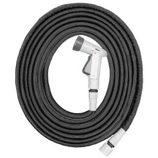 Bradas Gartenschlauch-Set TWIST HOSE flexibel 7,5 - 15 m grau