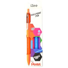 Pentel Druck-Kugelschreiber iZee 4er Etui Trendfarben