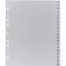 EXACOMPTA Kunststoff-Register A-Z DIN A4+ 20-teilig grau