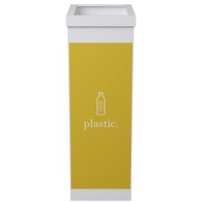 PAPERFLOW Wertstoffsammelbox für Glas weiß 60 Liter