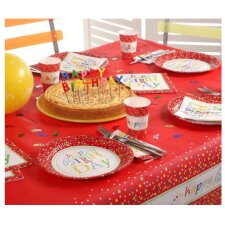 PAPSTAR Papp-Trinkbecher "Happy Birthday" 0,2 l