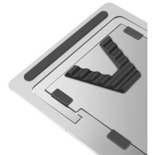 ALBA Notebook-Ständer MHLAPTOP aus Aluminium silber