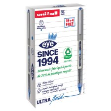 uni-ball Tintenroller eye fine UB-157 VALUE PACK blau 20...