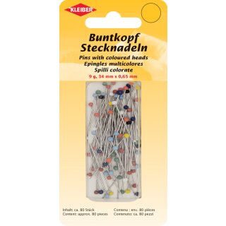 KLEIBER Buntkopf-Stecknadeln