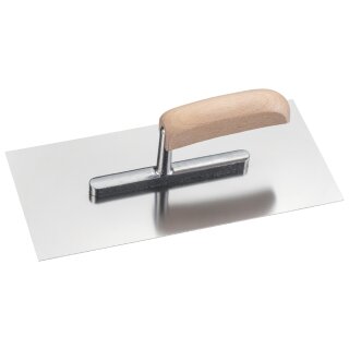 WESTEX Glättekelle Edelstahl Holzgriff 280 x 130 mm