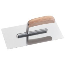 WESTEX Glättekelle Edelstahl Holzgriff 270 x 130 mm