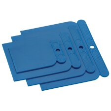 WESTEX Japanspachtel-Set Kunststoff 4-teilig blau
