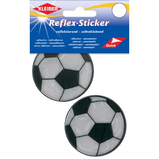 KLEIBER Reflex-Sticker "Fußball" silber