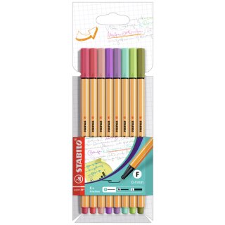 STABILO Fineliner point 88 8er Kunststoff-Etui