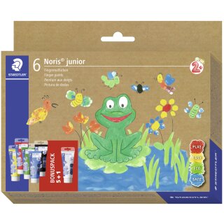 STAEDTLER Fingerfarbe Noris junior 6er Kartonetui