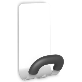 ALBA Garderobenhaken "PMMAG2" magnetisch 1 Haken silber