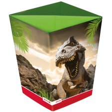 ROTH Papierkorb "Tyrannosaurus" aus Karton 10 Liter
