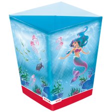 ROTH Papierkorb "Meerjungfrau" aus Karton 10 Liter