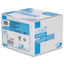 GPV Briefumschläge C6 114 x 162 mm weiß ohne...