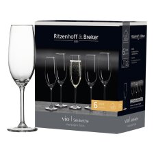 Ritzenhoff & Breker Sektglas "VIO" 0,21 l 6...