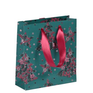 Clairefontaine Weihnachts-Geschenktüte "Velvet" klein
