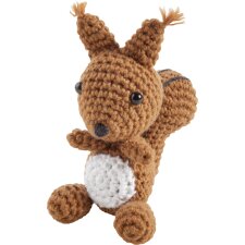 folia Mini-Häkelset "Eichhörnchen"