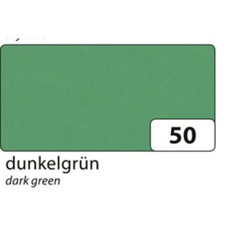 folia Transparentpapier 700 x 1.000 mm 42 g/qm dunkelgrün 25 Bögen