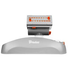 Bradas Turbo-Kreisregner WHITE LINE grau/weiß/orange