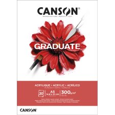 CANSON Studienblock GRADUATE ACRYLIQUE DIN A5...