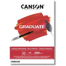 CANSON Studienblock GRADUATE HUILE & ACRYLIQUE DIN A5...