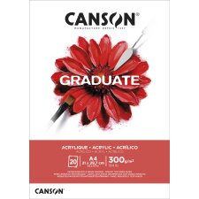 CANSON Studienblock GRADUATE ACRYLIQUE DIN A4...