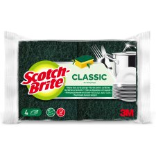 Scotch-Brite Topfreiniger Classic 4er Pack gelb / grün