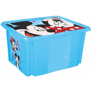 keeeper kids Dreh-/Stapelbox paulina "Mickey" 45 Liter mit Deckel