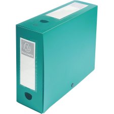 EXACOMPTA Archivbox mit Druckknopf PP 100 mm grün