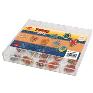 KLEIBER Applikationen "Funny Box - Jeans Letters" 130 Teile