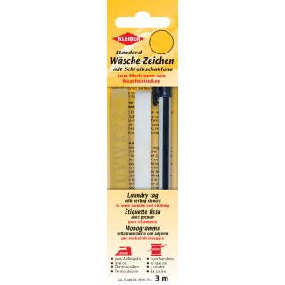 KLEIBER Wäschezeichen-Set Standard 3 m x 10 mm