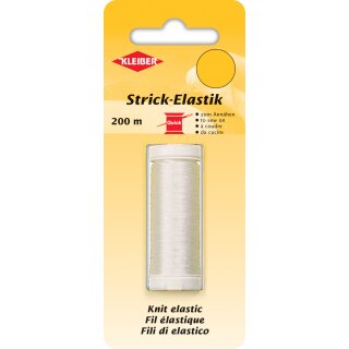 KLEIBER Strick-Elastik 200 m tansparent