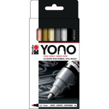 Marabu Acrylmarker "YONO" 1,5 - 3,0 mm 4er Set...