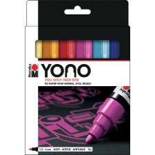Marabu Acrylmarker "YONO" 1,5 - 3,0 mm 12er Set