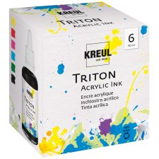 KREUL Acryltinte TRITON Acrylic Ink 6er-Set