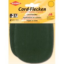 KLEIBER Cord-Flecken 135 x 100 mm grün 2 Stück