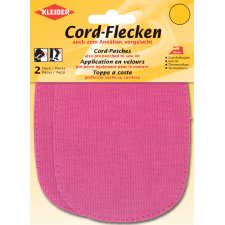 KLEIBER Cord-Flecken 135 x 100 mm pink 2 Stück