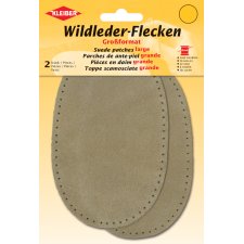 KLEIBER Wildleder-Aufnähflecken 100 x 125 mm beige 2...