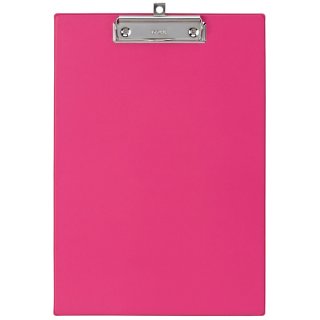 MAUL Klemmbrett DIN A4 mit Folienüberzug pink