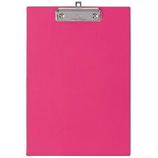 MAUL Klemmbrett DIN A4 mit Folienüberzug pink