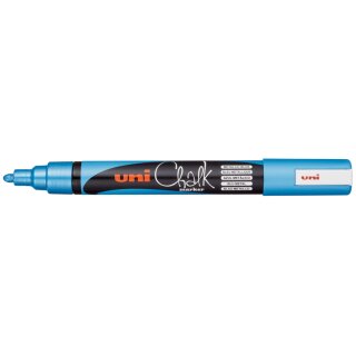 uni-ball Kreidemarker Chalk marker PWE5M blau metallic