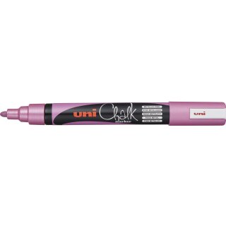 uni-ball Kreidemarker Chalk marker PWE5M rosa metallic